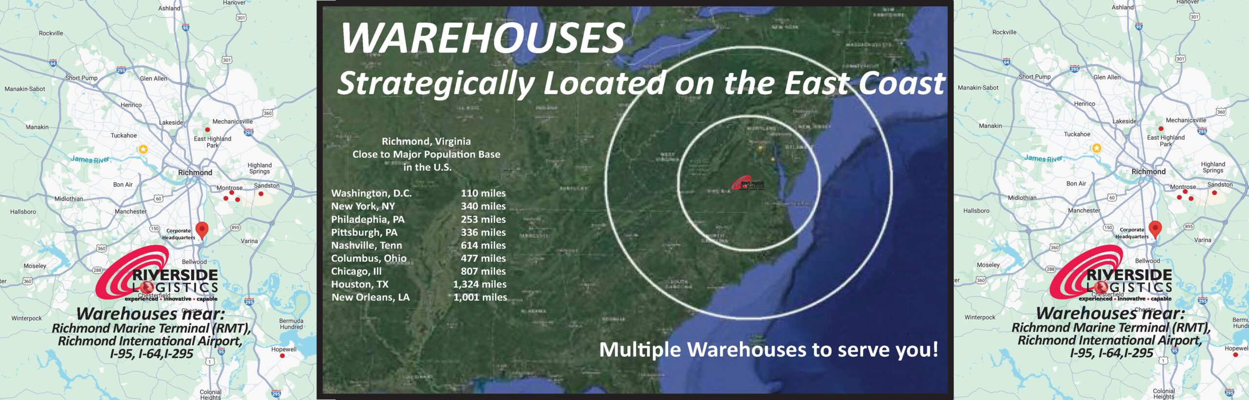 Riverside Logistics Warehouses in Richmond, Virginia