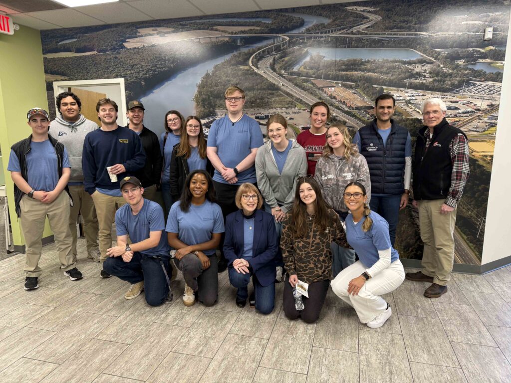 Longwood Students at Riverside Logistics.