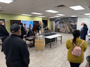 Riverside Logistics and Longwood Students learn about the Richmond Marine Terminal